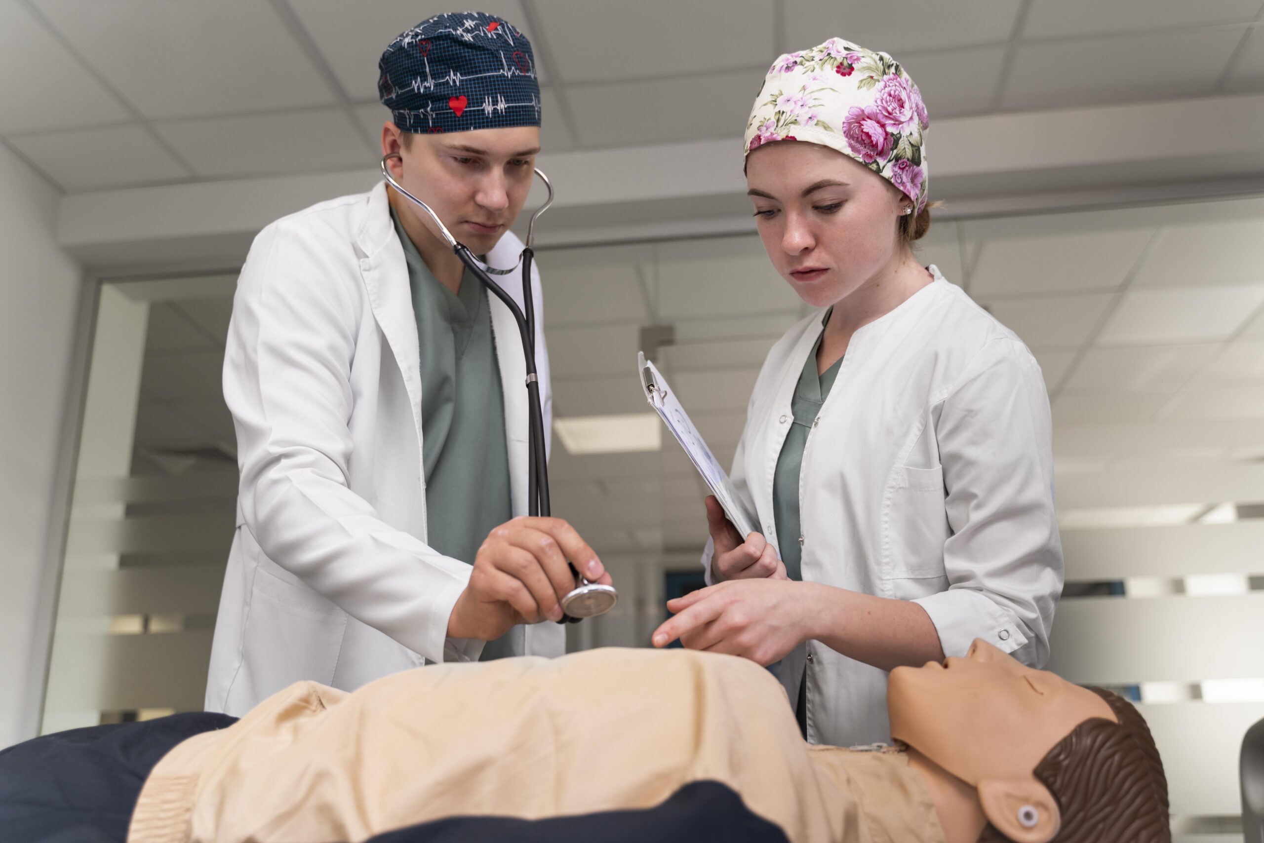 medicine student doing their practice hospital